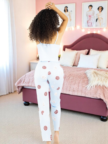 Set De 2 Conjunto Pijama Mujer Blusa Y Pantalón Dama Piyama