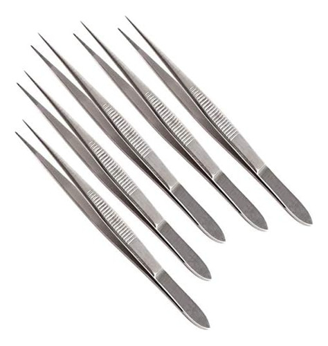 Set Of 5 Dissecting Dissection Science Lab Tweezers For...