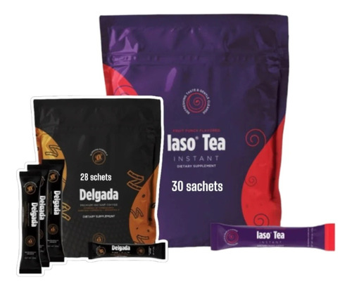 Cafe Delgada X28 + Iaso Tea X30 - Unidad a $11895