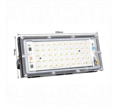 Reflector Led 50 Watts Ip 66 4500 Lumen Blanco Frío 50w