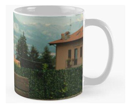 Taza Gato Con Paisaje 1, Gittana Calidad Premium