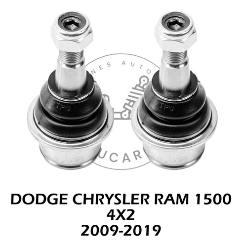 Par De Rotula Inferior Dodge Chrysler Ram 1500 4x2 2009-2019