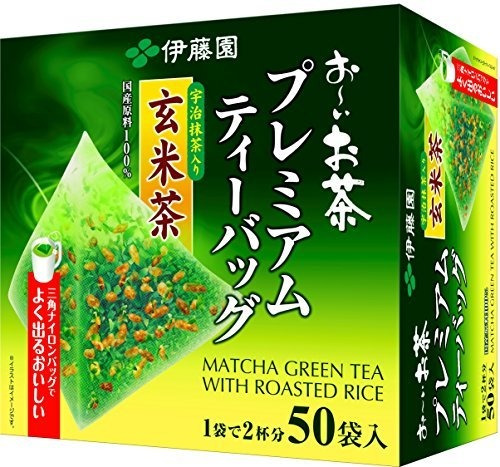 Imagen 1 de 7 de Itoen Genmaicha (té De Arroz Integral) Matcha Blend Premium