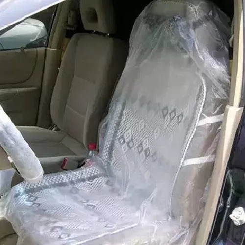Mz A Funda De Asiento De Plástico Desechable For Coche, 100