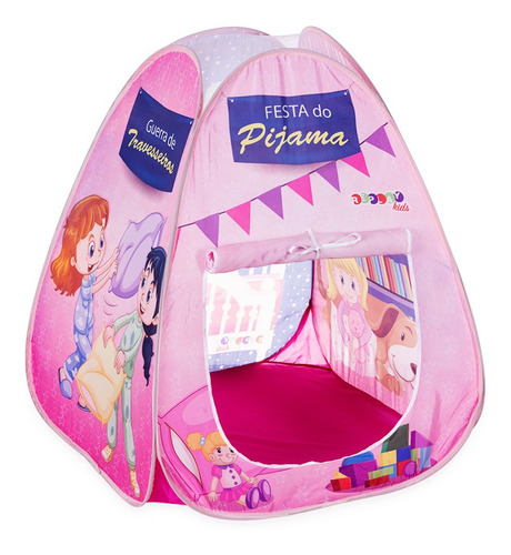 Barraca Cabana Infantil Pop Up Festa Do Pijama - Replay Kids