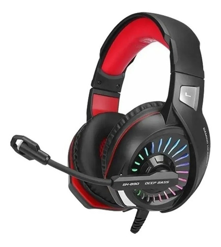 Auriculares Gamer Ajustables Mic Led Rgb Pc Gh-890 Xtrike Me