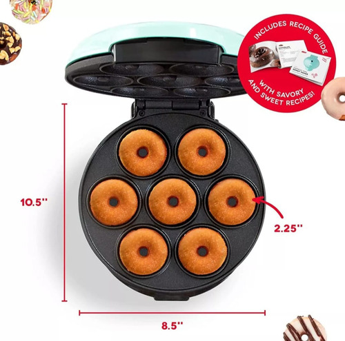 Máquinas Para Mini Donas 7 Unidades
