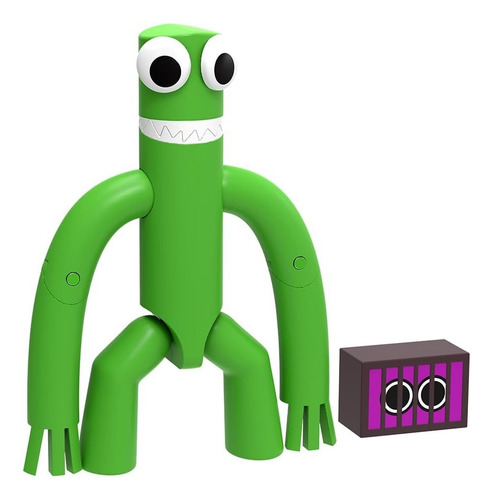 Phatmojo Rainbow Friends Green Figuras 12cm 1 Unidad Verde