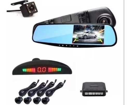 Dupla Sensor Retroceso + Retrovisor Camara Nissan Xtrail