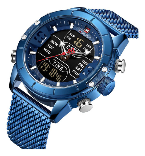 Imagen 2 de 6 de Naviforce 9153 Reloj De Cuarzo Para Hombre Calendario De