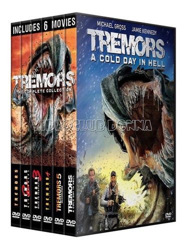 Tremors Temblores Saga Completa Dvd Colección Peliculas