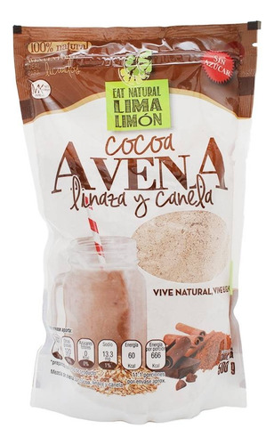 3 Pzs Eat Natural Lima Limon Avena En Polvo Linaza Canela Co