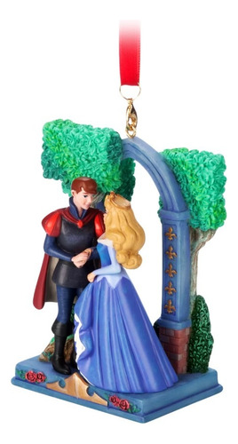 Ornamento Princesa Aurora Bella Durmiente Vestidoazul Disney