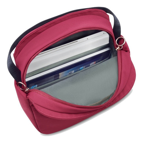 Mochila Portanot. 13 Con Proteccion Rfid Delsey Securstyle Color Rosa