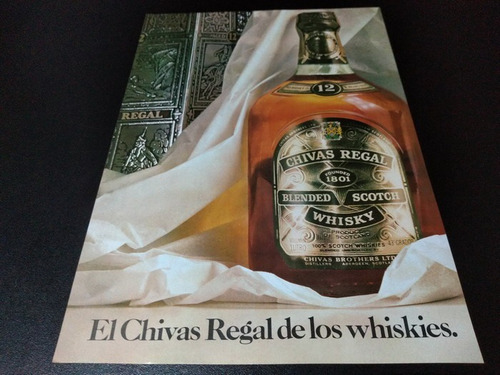 (pb311) Publicidad Clipping Whisky Chivas Regal * 1978