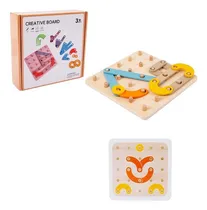 Comprar Didactico Mecano Tablero Creativo Madera Creative Board
