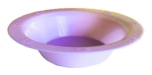 10 Bowl Plástico Descartable Duro 16cm 300cc Colores Pastel