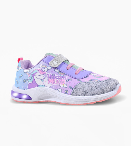 Zapatilla Pop Unicornio Mood Con Luz Al Pisar Footy Oficial