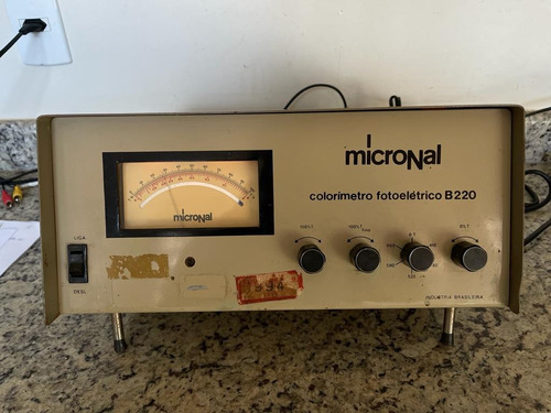 Colorimetro Fotoelétrico Micronal Modelo B 220