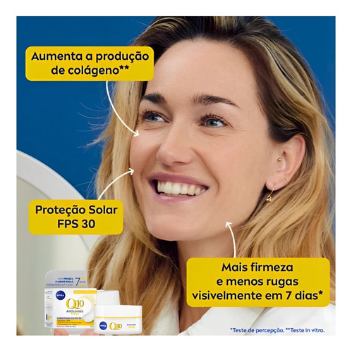 Creme Facial Preenchedor Nivea Q10 Antissinais + Dia + Noite Madura Dia/noite