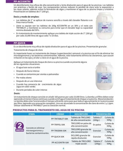 Tricloro En Tabletas De 3 Pulgadas Panda Pp-tritablet