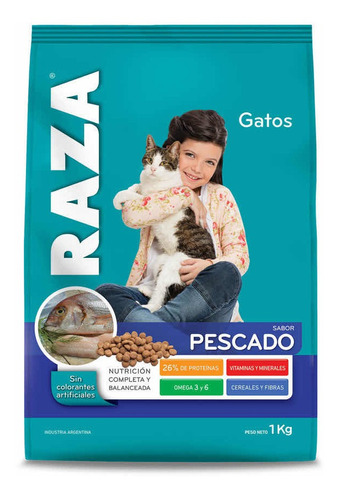 Raza Gatos Adulto Sabor Pescado X 10 Kg