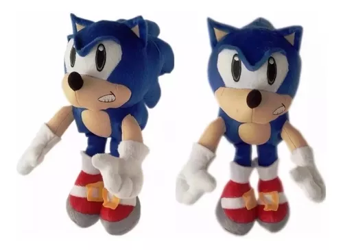 Boneco De Pelúcia Sonic Brinquedo Fofo 40 Cm