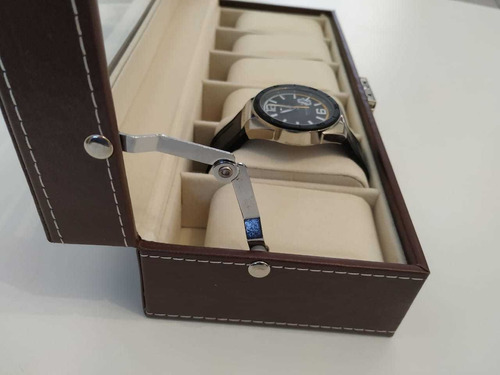 Imagen 4 de 9 de Estuche Caja Organizador Para 6 Relojes