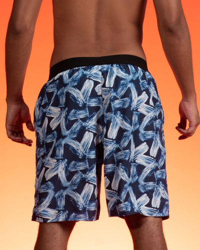 Imagem 3 de 3 de Bermuda Estampada Eslástico Personalizado - Rise
