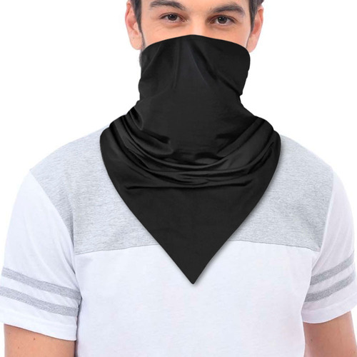 Mascara Bandana Protector Motociclista Bici Negro M6214 C