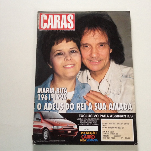 Revista Caras Maria Rita Roberto Carlos Diana Ayrton A234