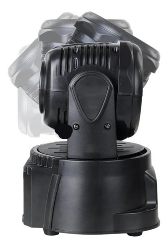 Mini Moving Head Light 7 Leds Rgbw Wash 100w Dmx Iluminação