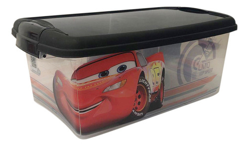 Caja Organizadora Infantil Cars 4,2 Lts Plástica 