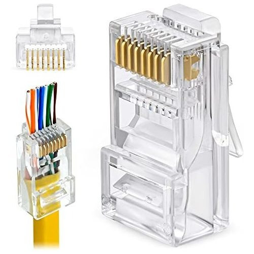 Rj45/bolsa Padres, Cat6  100 Unidades.