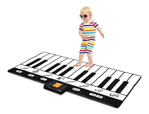 Juego Piano Baile Niños Mat Playback Adjustable By Play22