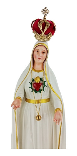 Imagem 3 de 8 de Escultura Imagem Nossa Senhora De Fátima