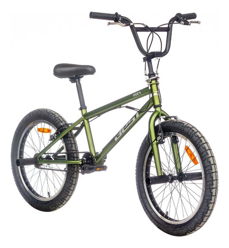 Bicicleta Bmx Aro 20 Best Raven Freestyle V-brake Verde