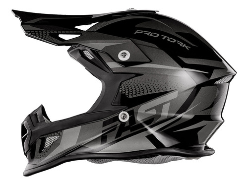 Casco Cross Fast Tech - Aprobado - Biela Motos 