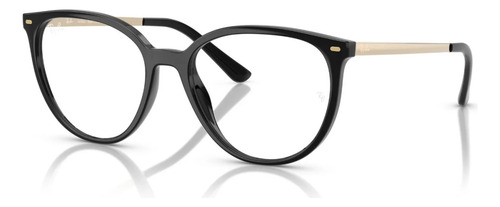 Armação Arredondada Feminina Original Ray Ban Rb 7246l 53mm