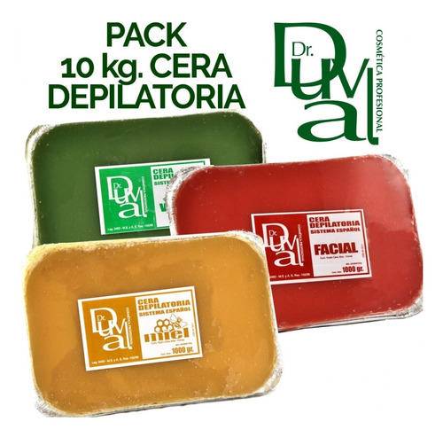 Pack 10 Kgs De Cera Depilatoria Profesional Dr Duval