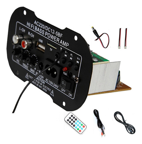 Placa De Amplificador De Subwoofer De Alta Fidelidad Con Pot