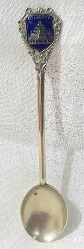 Cucharita Cuchara Calcutta Esmaltada Souvenir G15