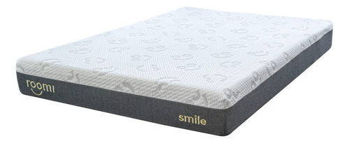 Colchón Queen Size Roomi Smile Memory Foam + Cama Eléctrica Color Gris Oscuro