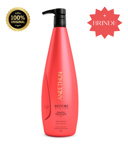 Shampoo Restaurador Aneethun Restore System 1 Litro