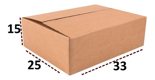 200 Caixas De Papelão 33 X 25 X 15 Correios Sedex E-commerce