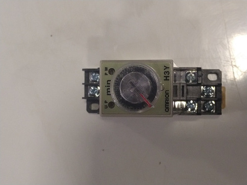 Timer Rele Retardo 0-30seg + Base Riel Din