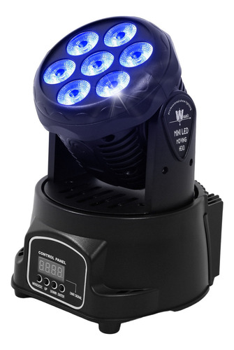 Cabeza Movil Wash + Beam Robotica 7 Luces Led Rgbw Dj Disco