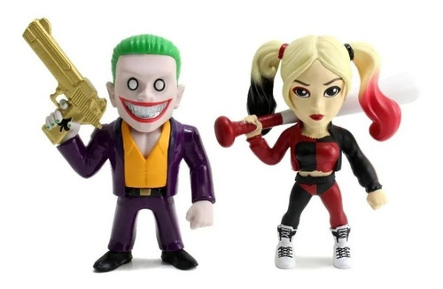 Metals Figura Joker Y Harley Quinn 11cm Escuadron Suicida 