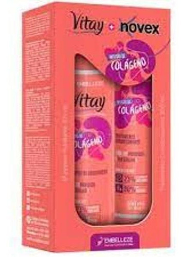 Shampoo Vitay+condiciona Novex Infusáo Colageno 300ml