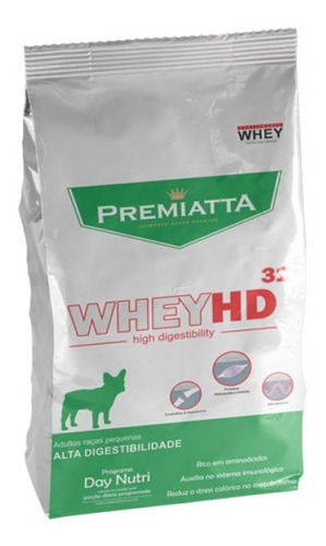 Ração Premiatta Whey Hd Raças Pequenas 3kg (15x 200g)